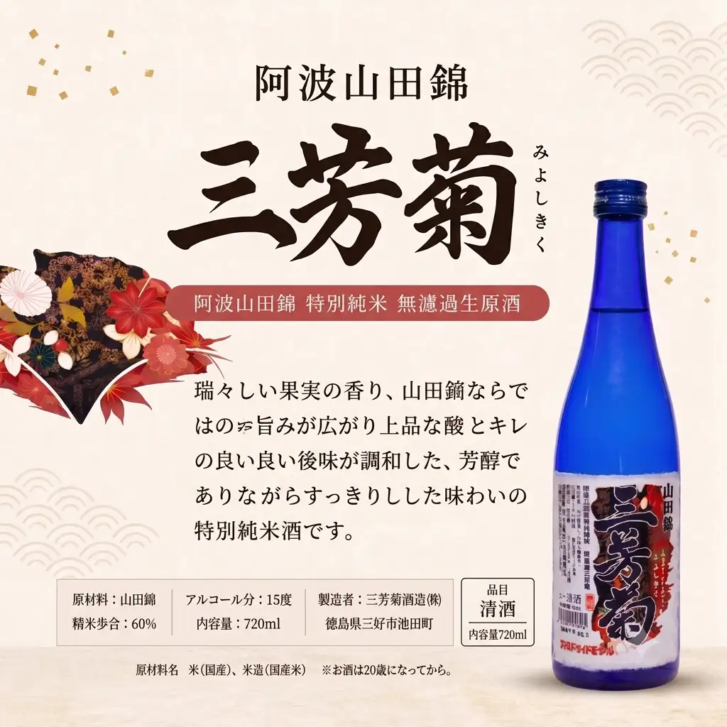 日本酒 地酒 特別純米 山田錦 限定 おりがらみ 無濾過生原酒 720ml × 2本 【 三芳菊 】