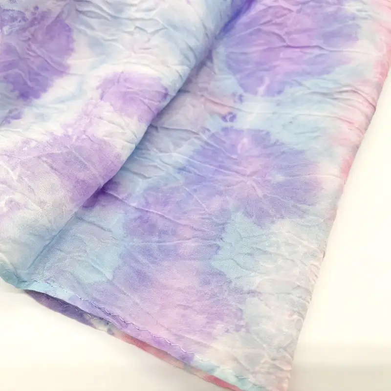 シルクデシンストール 紫陽花（パープル） FAF-0264