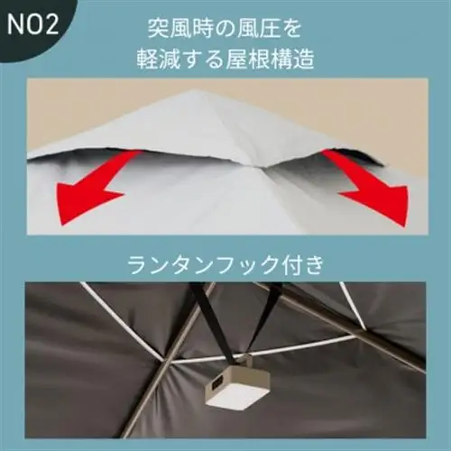 ソーラーブロック Qセットタープ200　キャンプやアウトドア、BBQで熱中症対策!71204014【1766566】