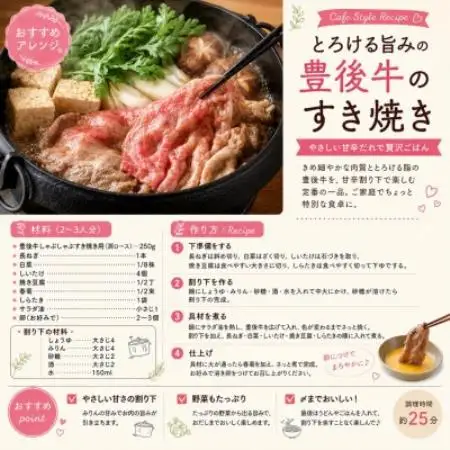 【A4～A5】おおいた豊後牛しゃぶしゃぶすき焼き用(肩ロース)500g(250g×2p)【配送不可地域：離島】【1764344】
