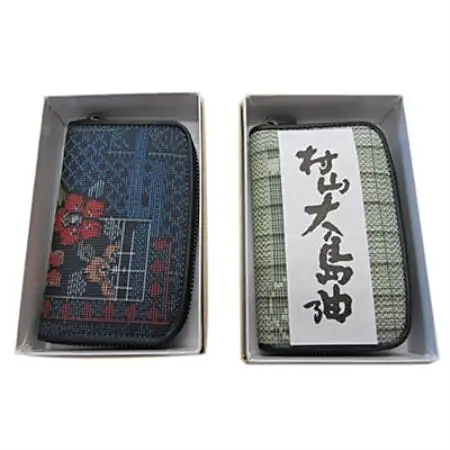 「伝統的工芸品」村山大島紬 小銭入れ【1012399】