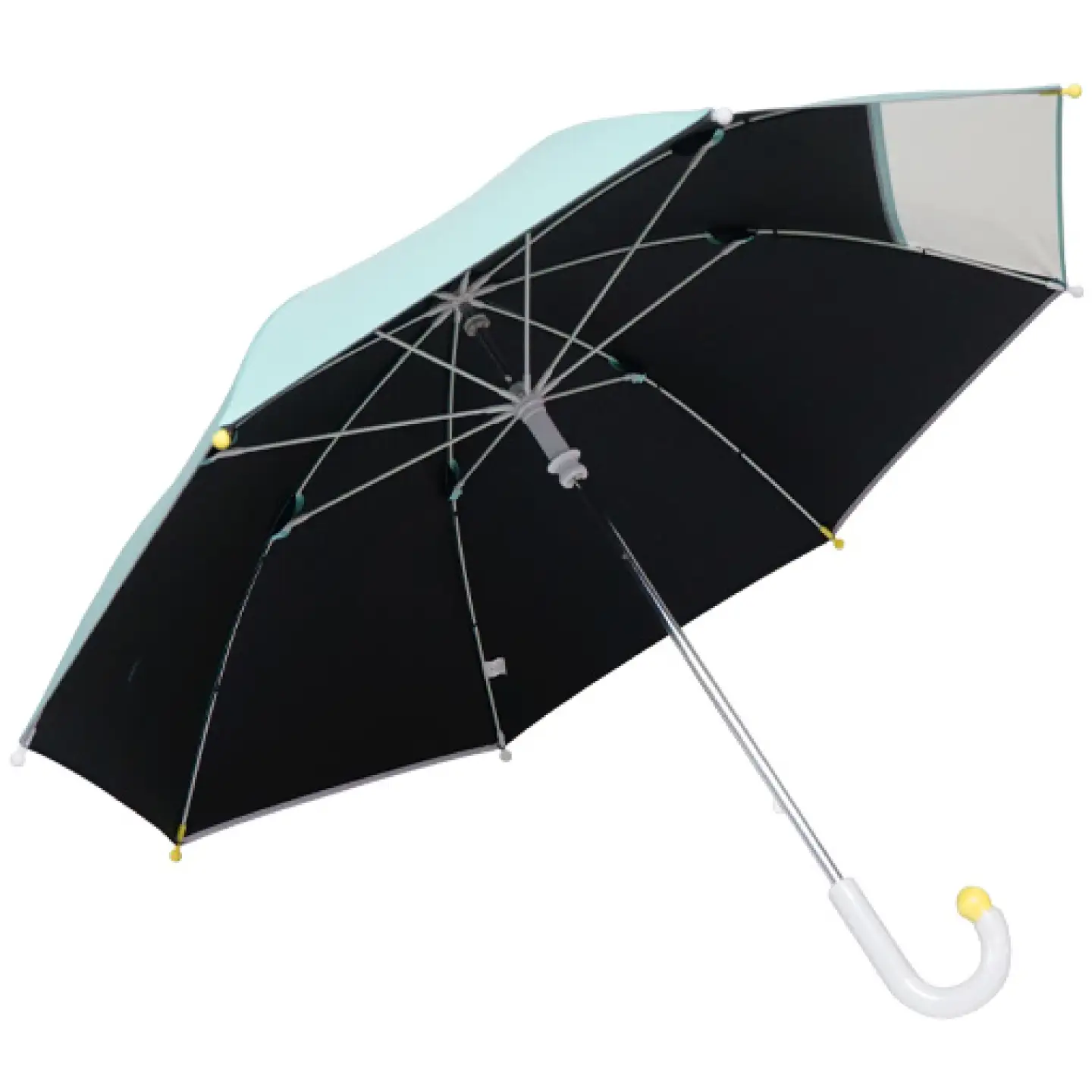 子供の晴雨兼用傘 【サイズ：55cm カラー：パステルグリーン】 傘 雨傘 日傘 子供の日傘 岐阜市 / 小木曽産業株式会社[ANJI024]