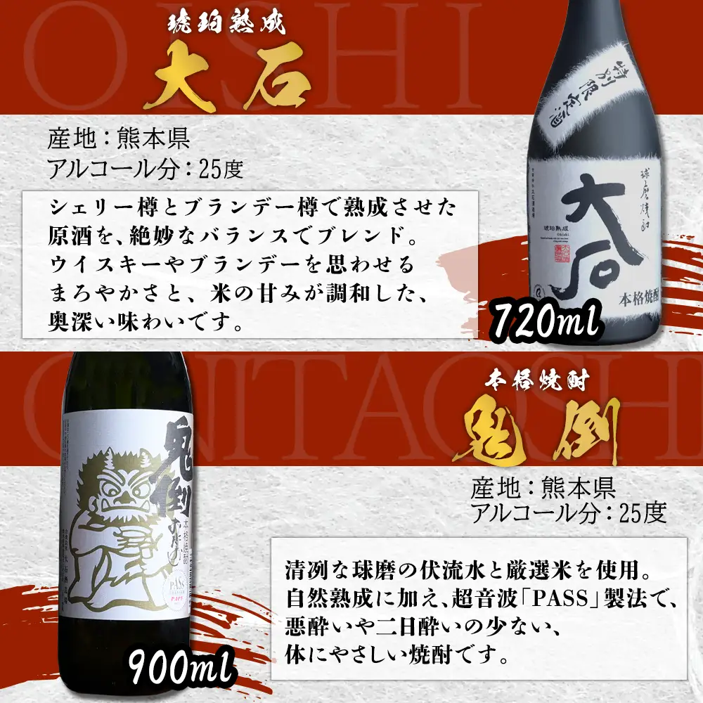 【ふるさと納税】水上村2蔵元の米焼酎飲みくらべ 小瓶 6本セット（合計4.68L） 球磨焼酎 焼酎 米焼酎 酒 お酒 国産 鬼倒 礼世奈 最古蔵 九州産 飲み比べ セット お試し アルコール 熊本県 水上村