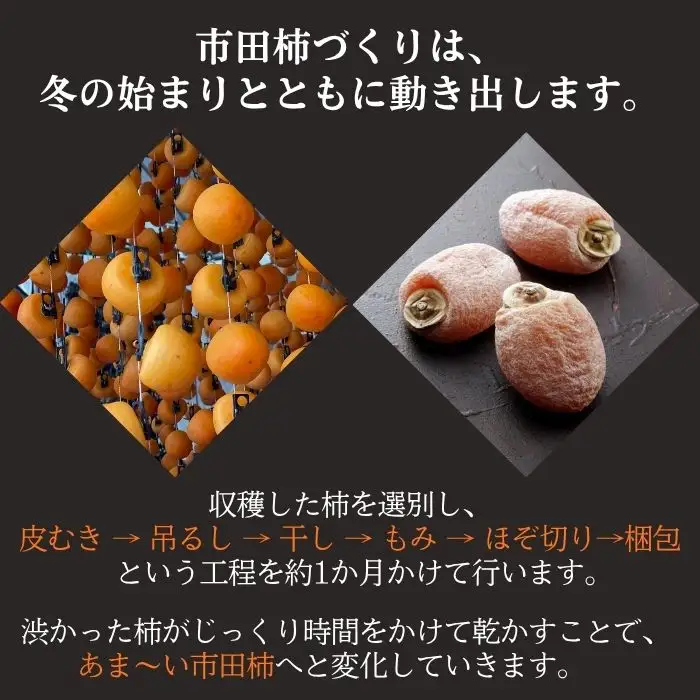 【年内発送】南信州産GI登録商品【市田柿】 約1kg袋 ＜2026年12月中旬～発送予定＞