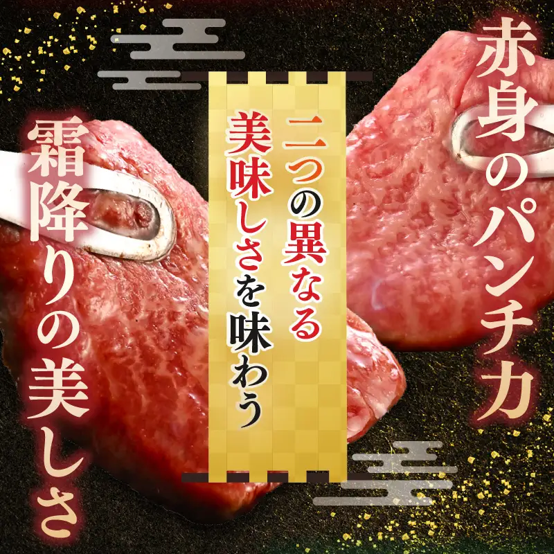 若狭牛 × 越前福牛 極選焼肉食べ比べセット 1kg (各500g) 焼き肉 国産和牛 ブランド牛 冷凍 贈答 ギフト [D-1805]