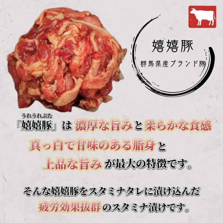 嬉嬉豚＆牛カルビ 小分けで便利♪ タレ漬け 2kgセット