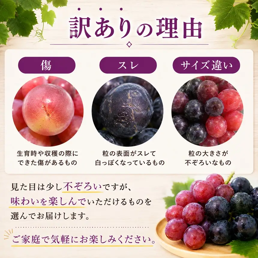【2026年先行予約】訳あり 信州桔梗ヶ原産 こだわりのクイーンルージュ® 約2kg