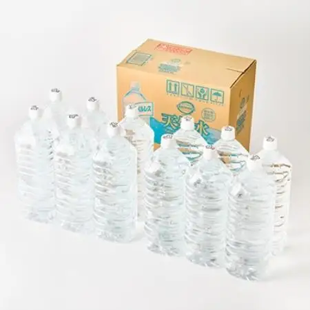 【毎月定期便】トップバリュラベルレス天然水(2リットル6本入り×2ケース)全12回【配送不可地域：離島・沖縄県】【4090457】