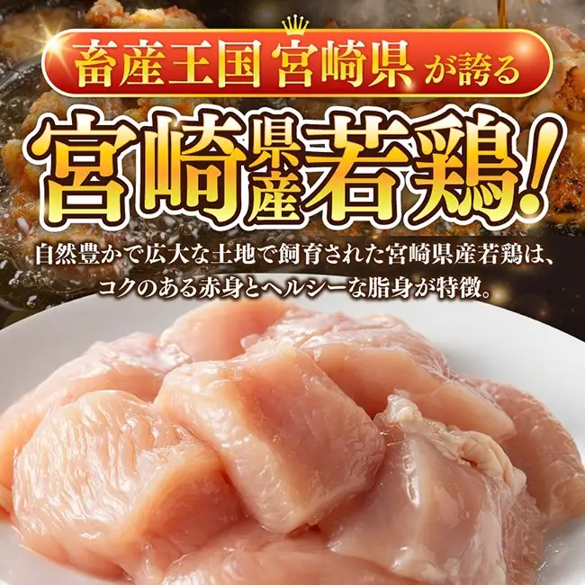 【宮崎県産】若鶏むね切身4.8kg(300g×16) 【 ふるさと納税 鶏肉 肉 鶏 とり 国産鶏肉 九州産鶏肉 宮崎県産鶏肉 国産 九州産 宮崎県産 むね 切身 ムネ カット済み おかず 】