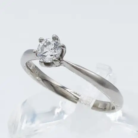 Dカラー ダイヤモンド リング 0.3ct  Ag900[Pt100] （111118r） (BR-99)