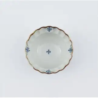 有田焼 菊割中付 2個 錆李朝リーヴス【まるぶん】食器 小鉢 器 うつわ 取鉢 aw146