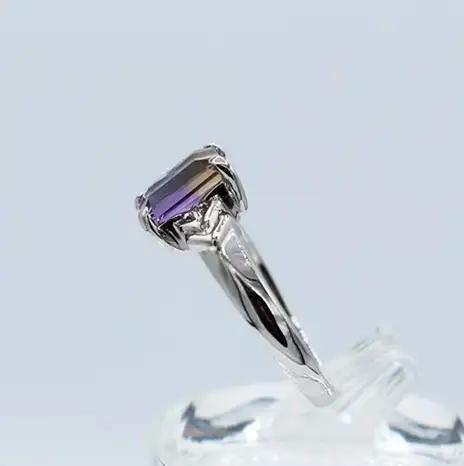 アメトリン リング  1.5ct  Ag900[Pt100] （14430at） (BR-102)