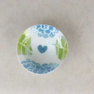 有田焼 バララスター 朝顔中付 ブルー ピンク ペアセット【大慶】 食器 うつわ 器 かわいい 花 ギフト ci087