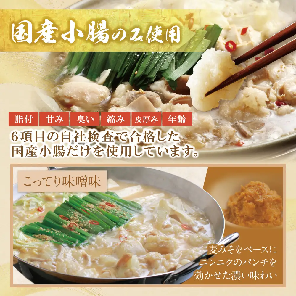 Z61-318 博多若杉 【訳あり】牛もつ鍋(2人前×10セット)こってり味噌味 定期便 (隔月・年6回)