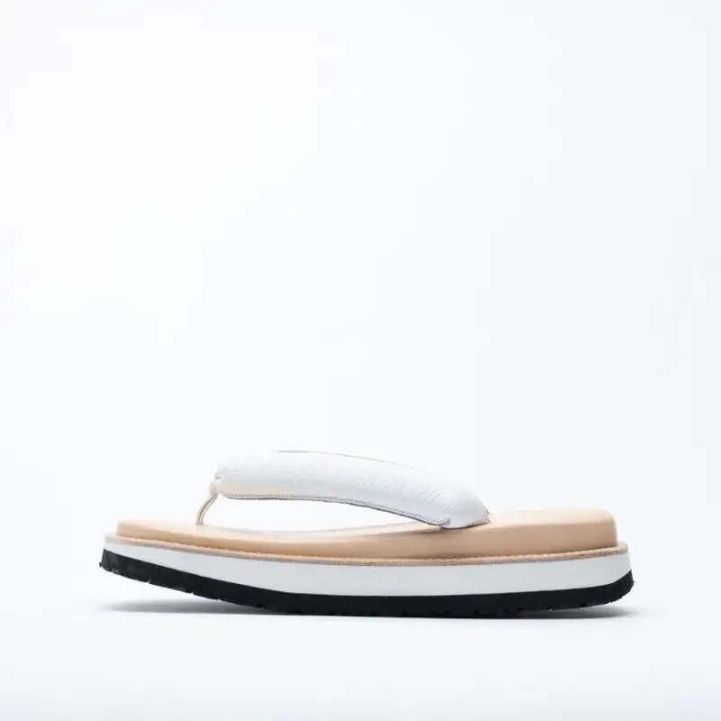 レザー雪駄サンダル　サン駄（江戸前ｓａｎｄａｌ）(カラー：white×natural、サイズ：1(24cm～25.5cm))_0008-002-T03-7-2