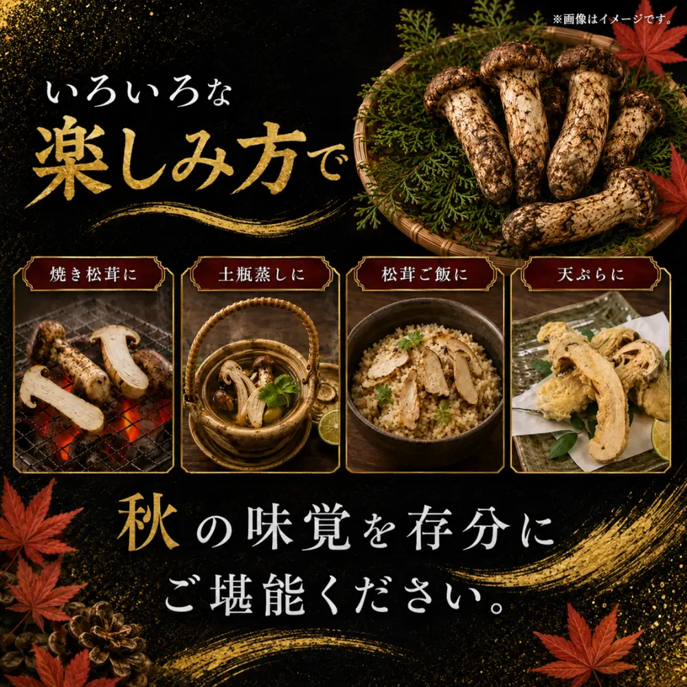 【先行予約】松茸 500g 岩手町産 天然 松茸
