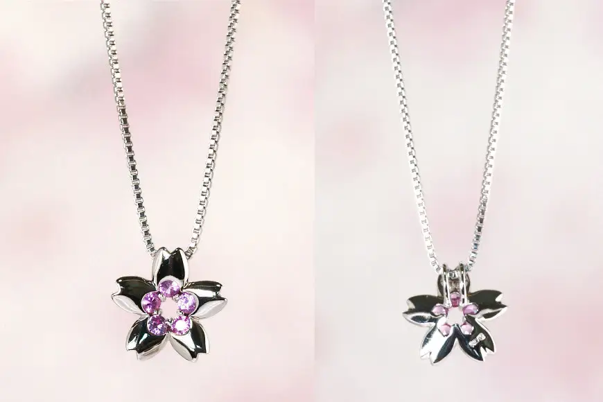 わに塚の桜モデルペンダント『チェリーサークル』満開カラー
