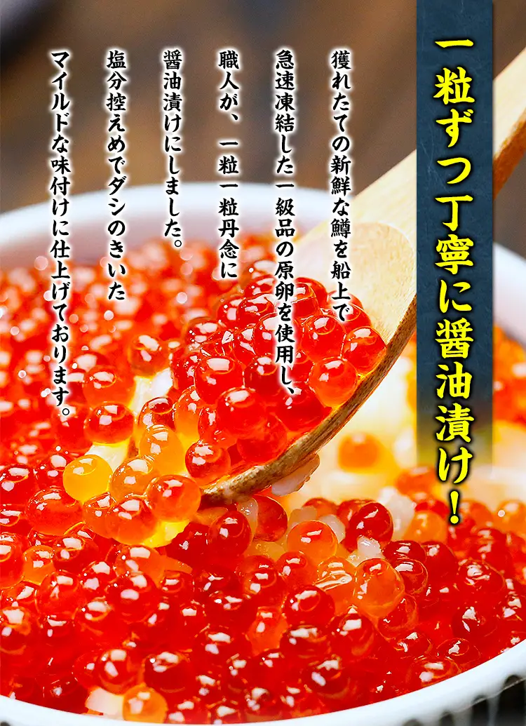 鱒いくら 醤油漬け 250g×2 [024-a256_fw]