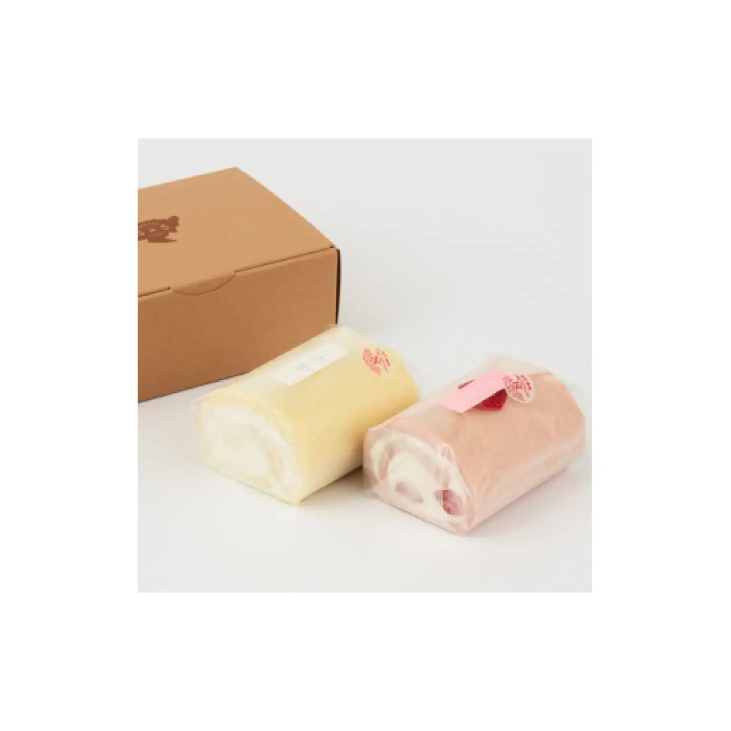天使のソイロール＆苺のソイロール / ヴィーガン グルテンフリー ロールケーキ 豆乳 スイーツ / 佐賀県 / コメコロールズ[41AJBQ010]