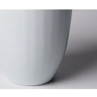 有田焼 ろくろ手造り 白磁鎬文 フリーカップ【佳秀窯 西山正作 】食器 器 うつわ カップ ろくろ 伝統工芸 bs036