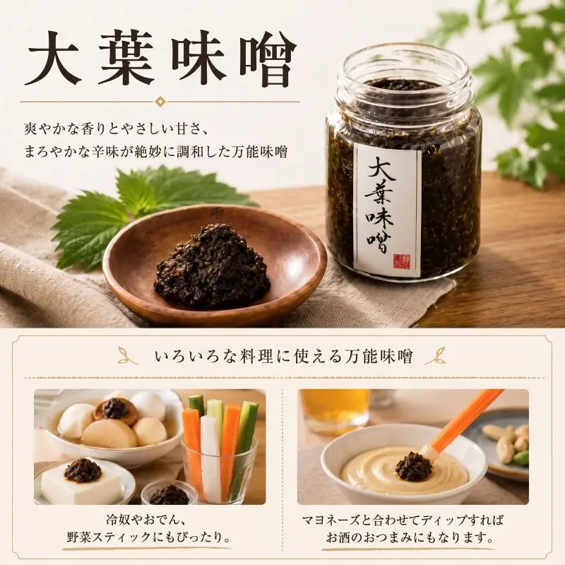 ジェノベーゼ 大葉ソース 2本セット 調味料 大葉 味噌