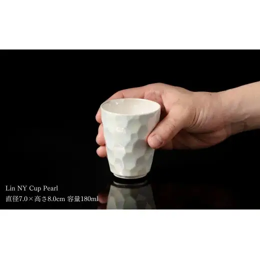 ＜NYが認めた逸品＞  有田焼 麟 Lin NY カップ 4個 フルセット【金照堂】 カップ コップ 酒器 食器 ギフト bj089