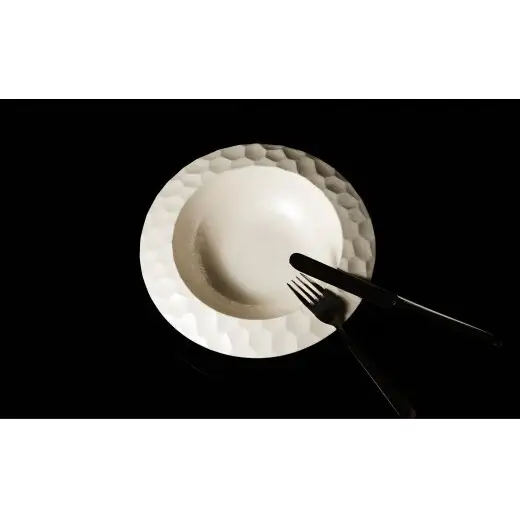 ＜NYが認めた逸品＞  有田焼 麟 Lin NY Soup Bowl Pearl 1枚 【金照堂】 パスタボウル スープボウル サラダボウル ボウル bj078