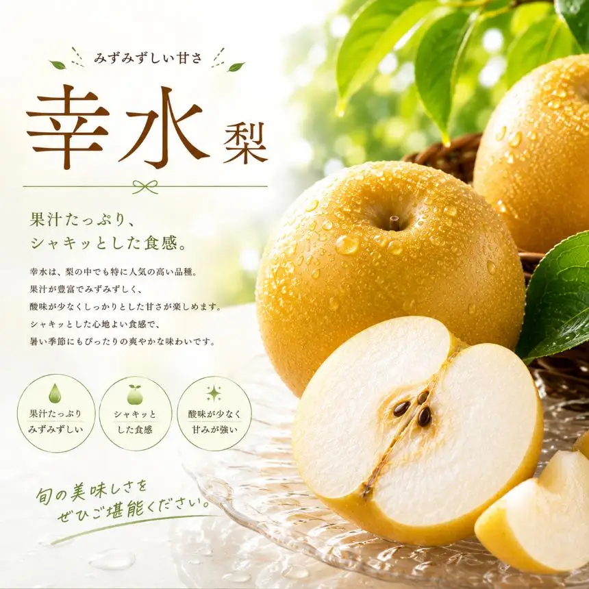 【2027年先行予約】訳ありサイズランダム 幸水 5kg | 栃木県共通返礼品 栃木県産 栃木県 那珂川町