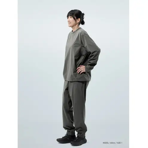 【QURULIFABRIC】Nanofiber pullover（SIZE:1）