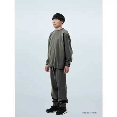 【QURULIFABRIC】Nanofiber pullover（SIZE:2）