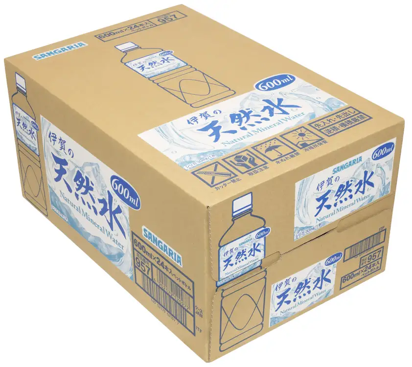 【6ヶ月定期便】天然水 サンガリア伊賀の天然水 １ケース（1ケース：600mL×24本）水【igge-tkb0019】