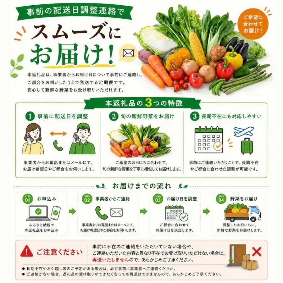 季節の野菜セット 6回 野菜定期便