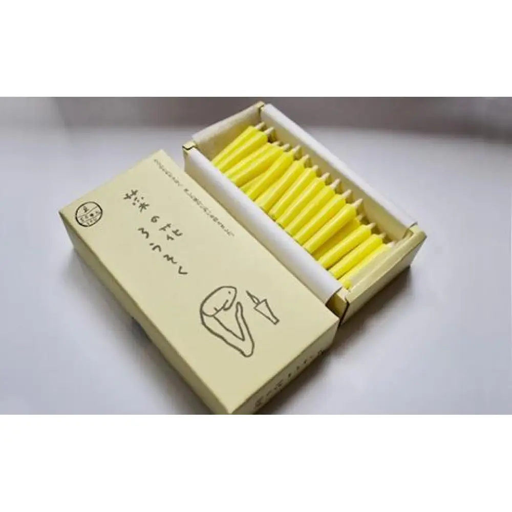 七尾和ろうそく　菜の花ろうそく（豆）　50本入×2箱