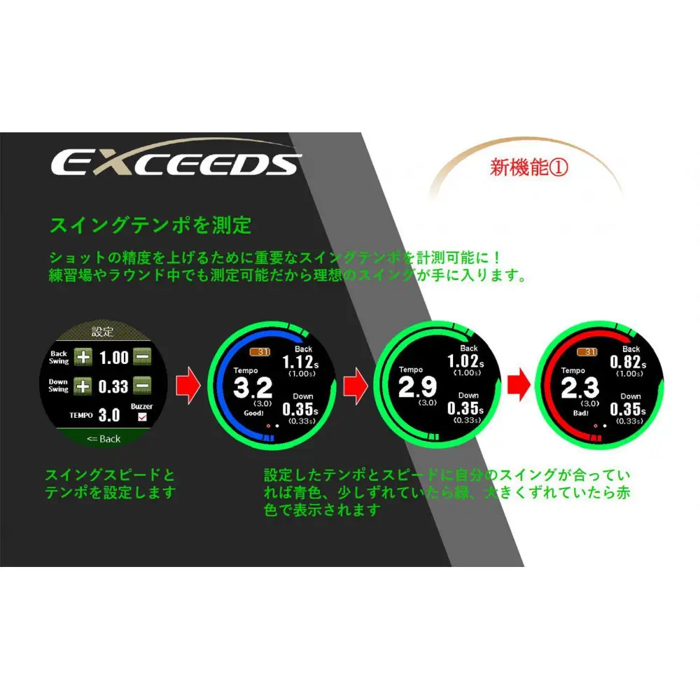 ショットナビ　EXCEEDS　ブラック