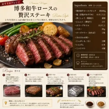 この味プレミアム!【A4～A5】博多和牛ロースブロック　約2kg(500g×4p)(大野城市)【配送不可地域：離島】【1770961】
