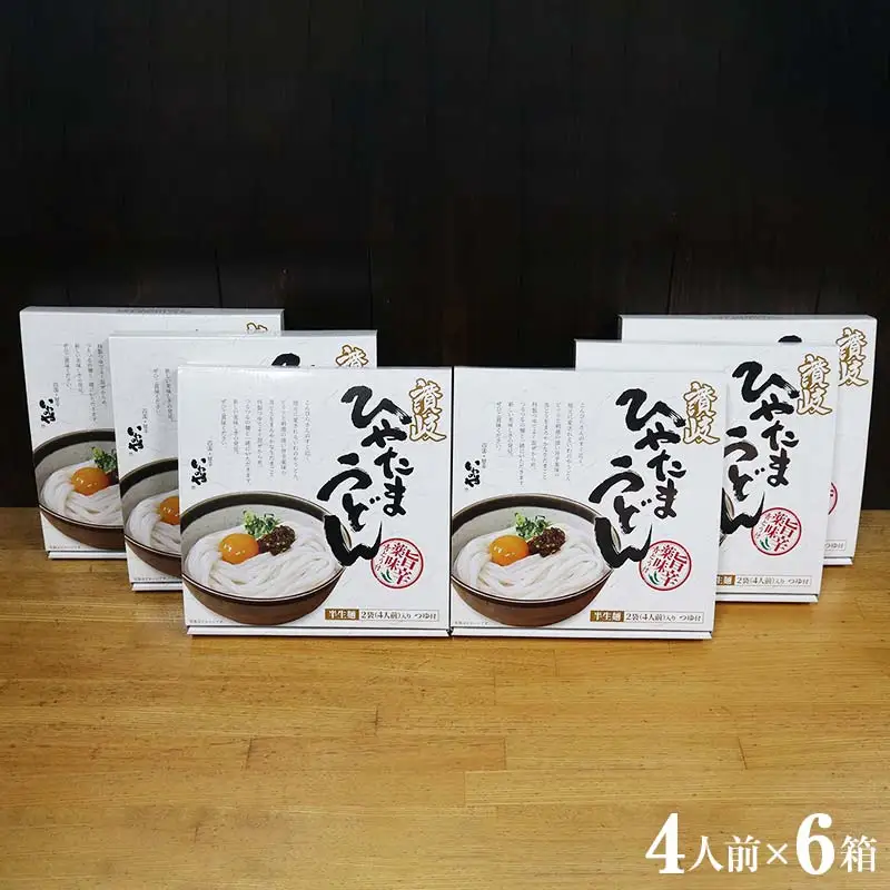 【セット】半生うどん (つゆ・青唐辛子入り)  6箱 うどん 麺 麺類 加工品 食品  F5J-176