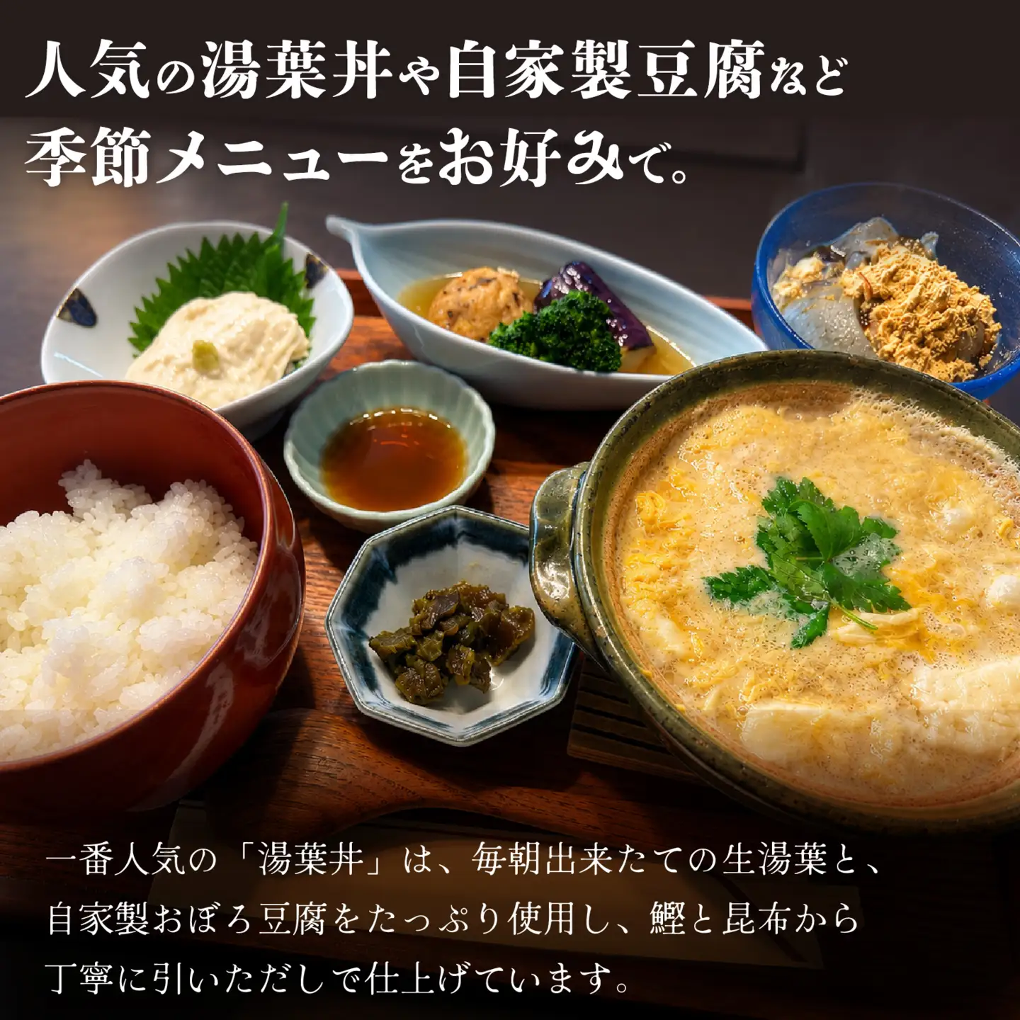 湯葉丼専門店「柏葉」で使えるお食事券 5000円分