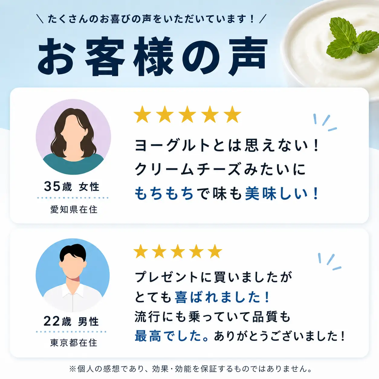 Umyグリークヨーグルト フレーバー４種セット｜よーぐると スイーツ│ＵｍｙよーぐるとＣａｆｅ