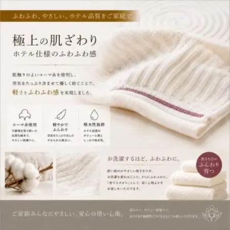 【泉州タオル 】枯山水 フェイスタオル5枚セット【1750241】