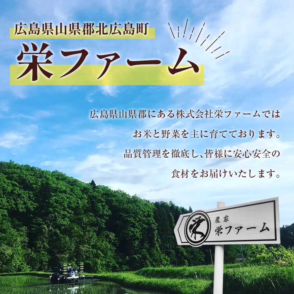 『定期便』全6回 にじのきらめき 精米 5kg 大朝の米 栄ファーム 毎月届く定期便 米どころ北広島町のおいしいお米_SA091_010s6