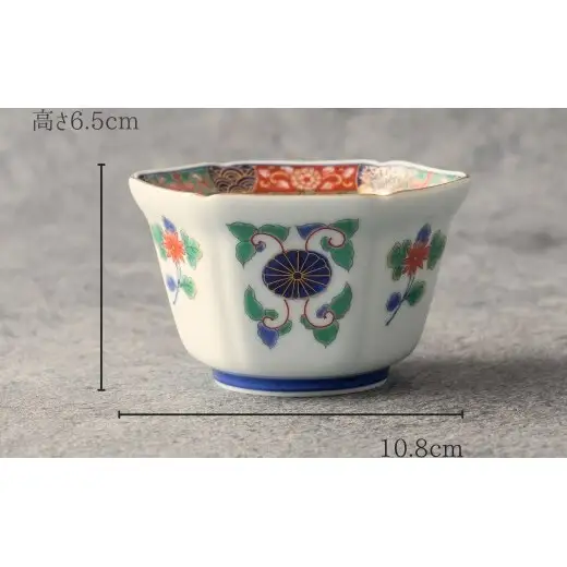 有田焼 復刻古伊万里 錦色絵仲付【大慶】有田焼 古伊万里 古伊万里様式 食器 うつわ 器 小鉢 ci101