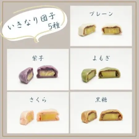 【家庭用】芋屋長兵衛自慢の逸品　熊本いきなり団子(訳あり)(5種) 20個セット【配送不可地域：離島】【1775701】