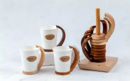 【ふるさと納税】nokka　天然木の紙コップホルダー「Kotti」単品　ブラックウォルナット