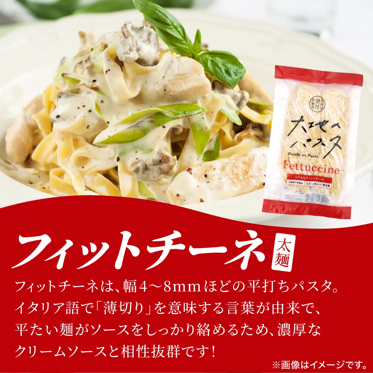 北海道産小麦 生パスタ 2種 食べ比べ 12食セット (フィットチーネ / タリオリーニ) 