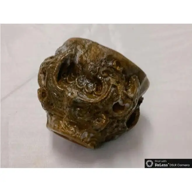 縄文・火焔型ぐい呑み 　2個セット　直径約5cm　48ｇ 陶芸品 食器 カップ セット 新潟市