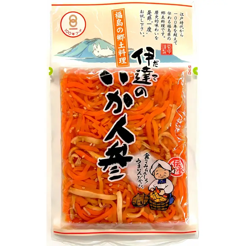 福島県の郷土料理 伊達のいか人参 420g 伝統料理 国産 スルメイカ 正月料理 箸休め ご飯のお供 おつまみ 付け合わせ お弁当 F21C-546