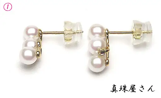 真珠屋さん めっちゃ 綺麗 ！ 可愛い 本格 派 ピアス K18 ベビー真珠 アコヤ真珠 (K18) / 真珠 アクセサリー ピアス パール K18 ゴールド ジュエリー ダイヤ ダイヤモンド 人気 三重県 伊勢志摩 伊勢 志摩 志摩市