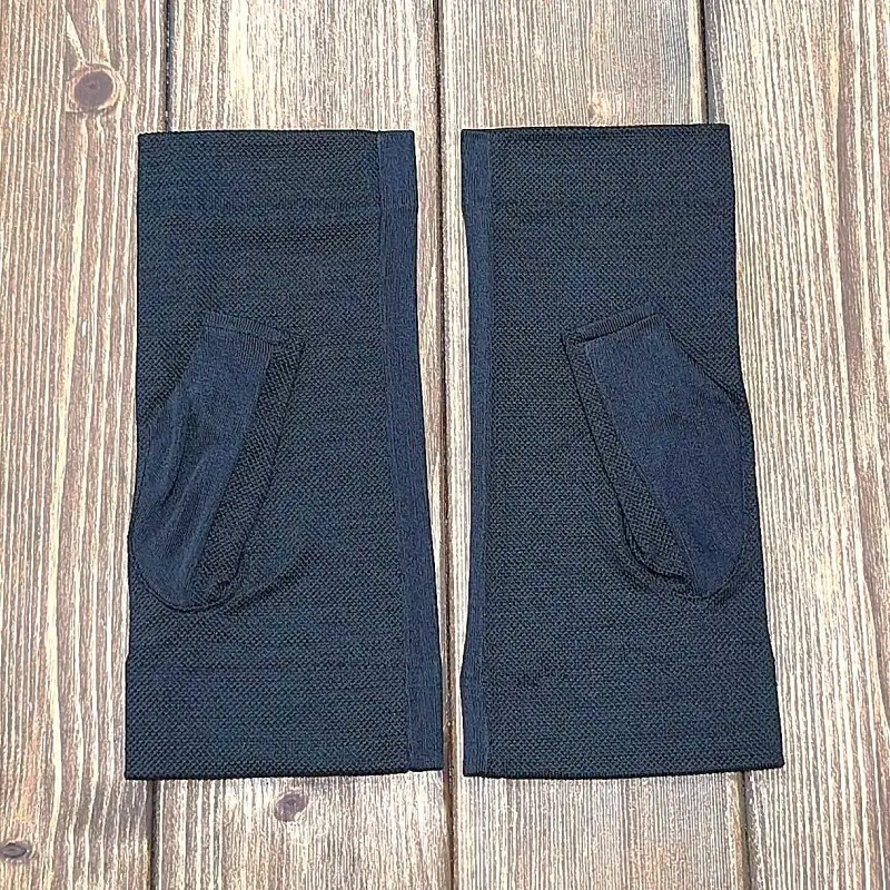 UV手袋 アームカバー 指なし シルク 麻 UV手袋【Mフリー】 【46312854】 ベージュ