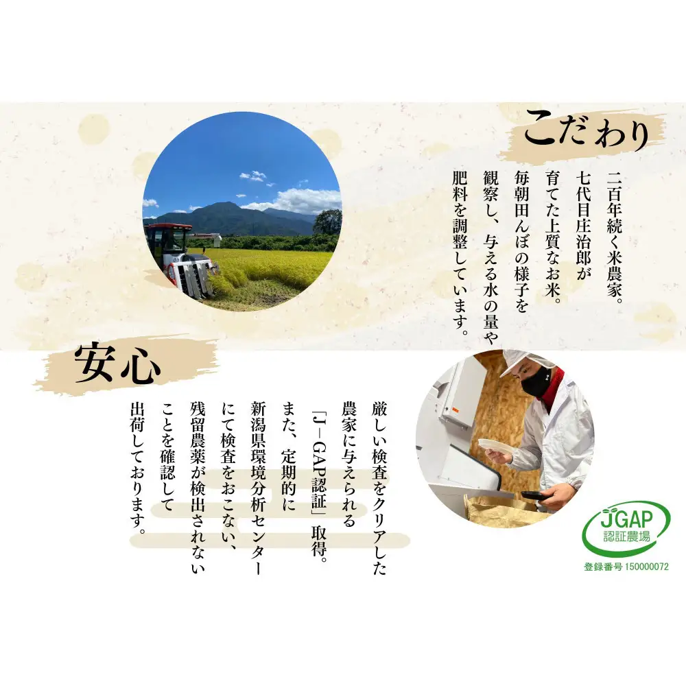 【令和8年産】3kg ごはんソムリエの南魚沼産コシヒカリ『庄治郎』100％塩沢産 農家直送【銘柄米 ブランド米 精米 こしひかり コシヒカリ魚沼産 新潟米 新潟県産 産地直送 ご飯 御飯 ごはん お米 米】【2026年9月中旬より1ヶ月以内に順次発送予定】