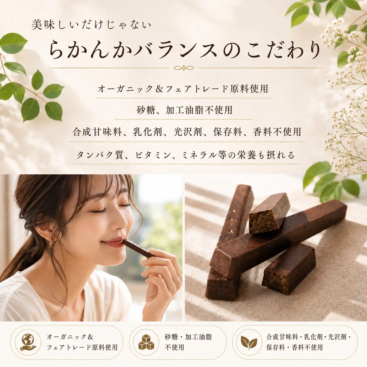《カカオ味比べ6種》らかんかバランス 3本入 6種 セット [1320]